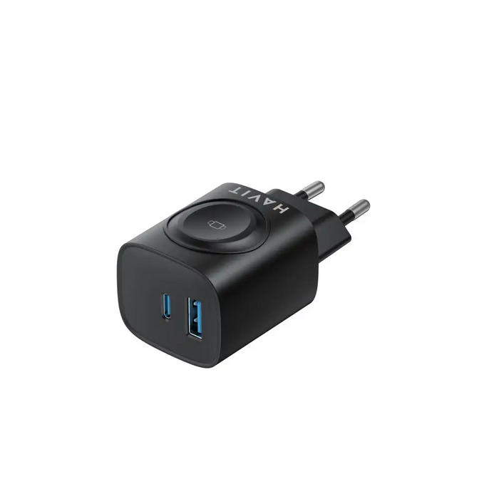 Havit UC132 EU - GaN 22 W двупортово зарядно с опция