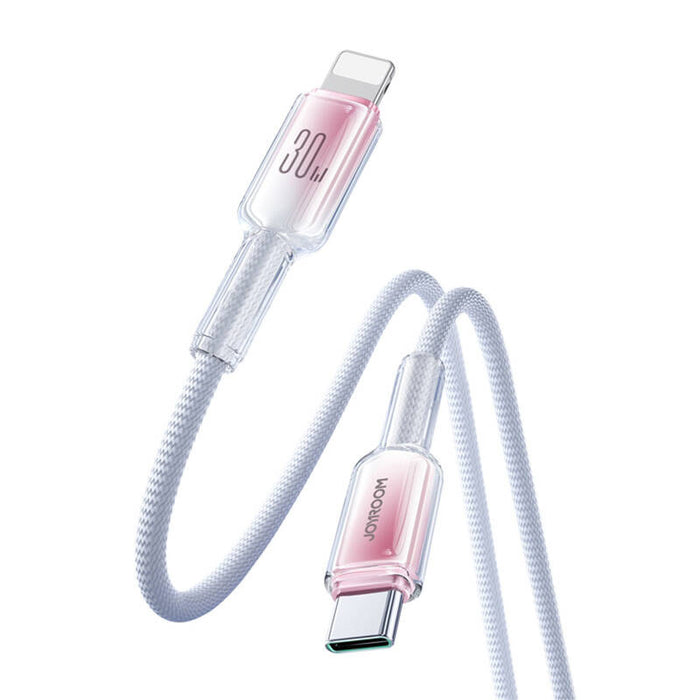 Кабел Joyroom S-A42, USB-C / Lightning, 30W, 1.2m, бял