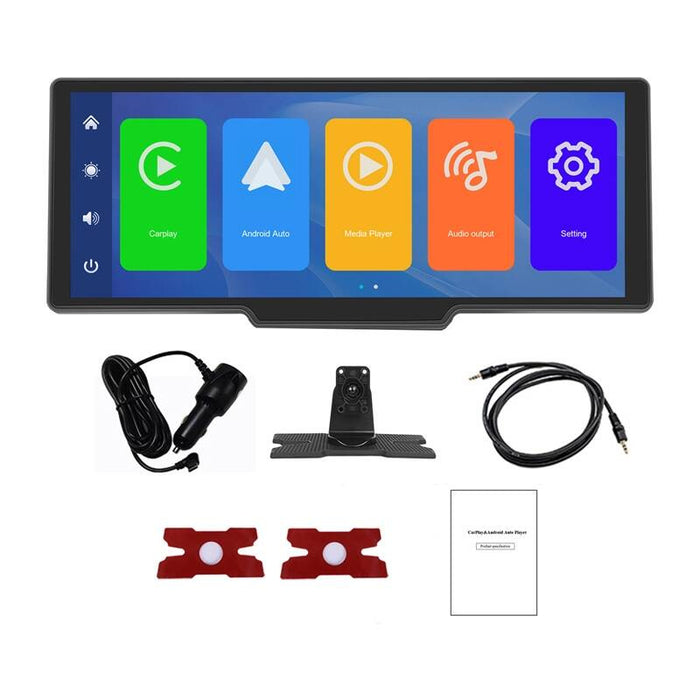 Мултимедийна система за автомобил Podofo A3247, Carplay / Android Auto, 10.26''