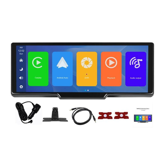 Мултимедийна система за автомобил Podofo A3179, Carplay / Android Auto, 9.3''