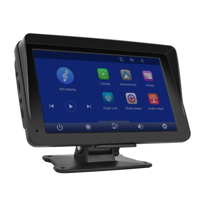 Мултимедийна система за автомобил Podofo A3327, Carplay/Airplay/Android Auto, Bluetooth, Mirror Link, 7.0"