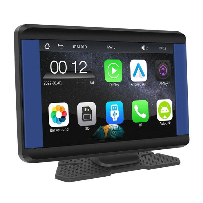 Мултимедийна система за автомобил Podofo A3431, Carplay / Android Auto, 7.0"