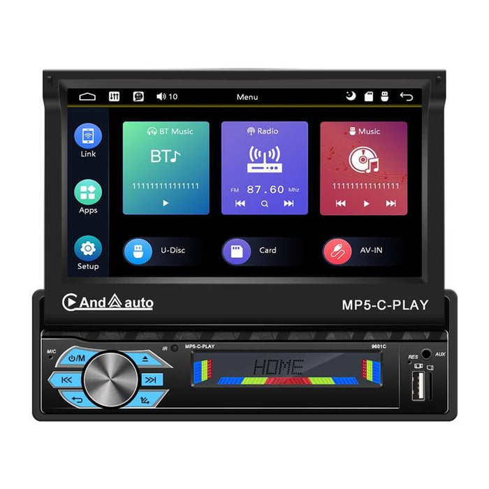 Мултимедийна система за автомобил Podofo A3012 Carplay / Android Auto, Bluetooth, GPS, WIFI, USB, 9.0"
