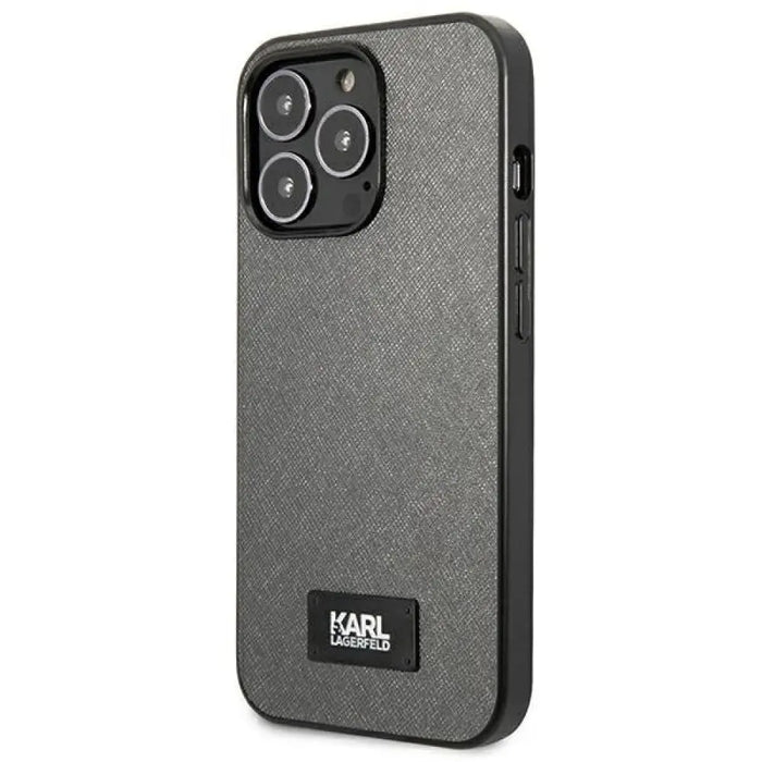 Калъф Karl Lagerfeld Saffiano Plaque за iPhone 13 Pro / 13