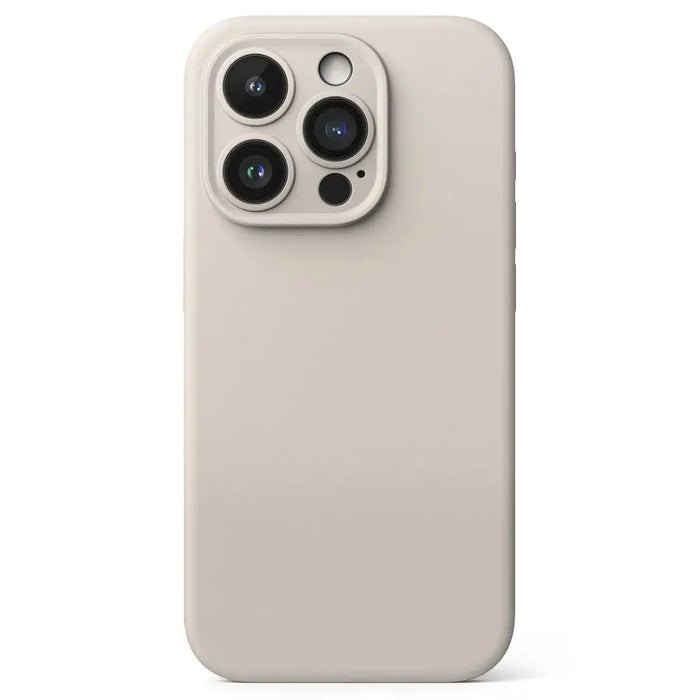 Силиконов калъф Ringke MagSafe за iPhone 15 Pro - бежов
