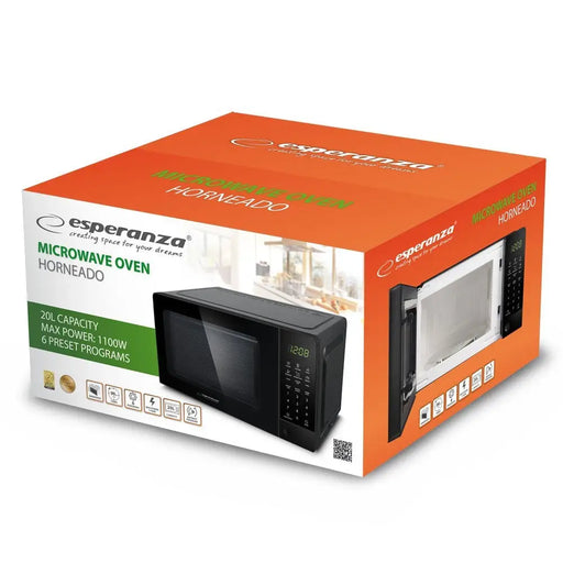 Микровълнова печка Esperanza EKO009 Black Solo микровълнова