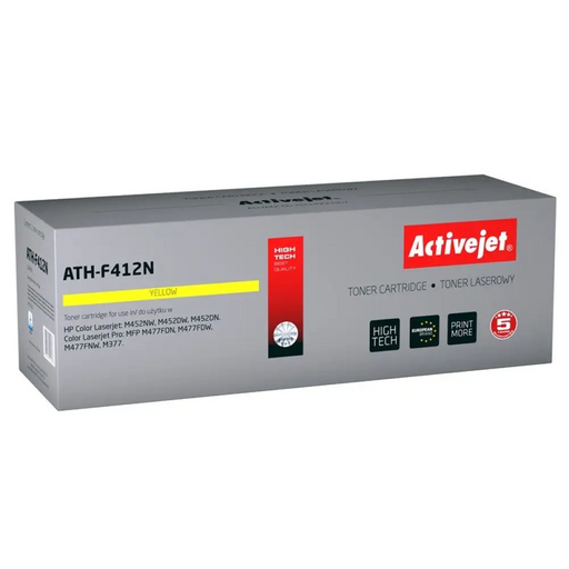 Тонер Activejet ATH-F412N (заместител за HP 410A CF412A;