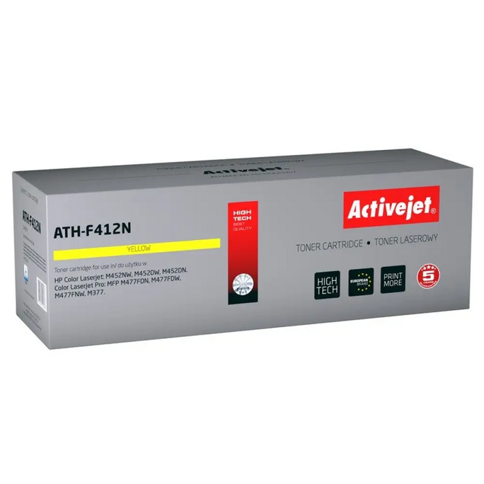Тонер Activejet ATH-F412N (заместител за HP 410A CF412A;