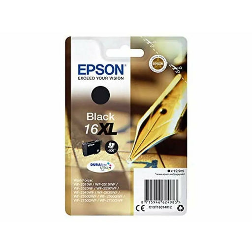 Оригиална касета за мастило Epson Nº16XL Черен (10 броя)