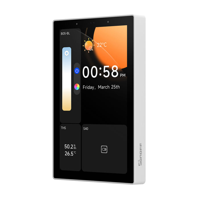 Смарт контролен панел за дома SONOFF NSPanel Pro 120, Wi-Fi / Bluetooth / ZigBee, бял