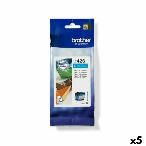Оригиална касета за мастило Brother LC426 Синьо-зелен (5