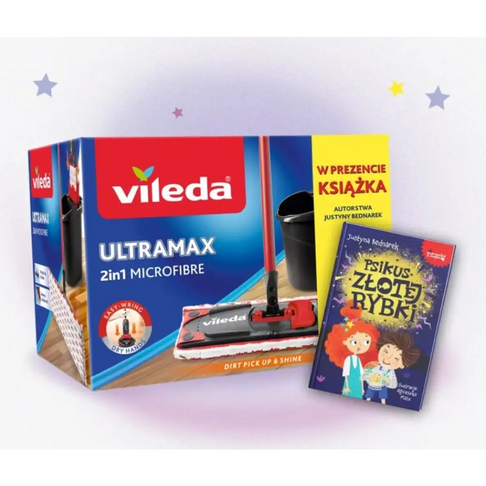 Моп и кофа Vileda Ultramax BOX + детска книжка ’Шега