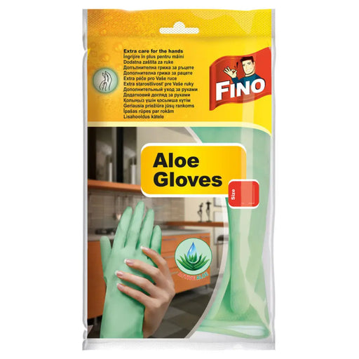 ДОМАКИНСКИ РЪКАВИЦИ АЛОЕ ВЕРА РАЗМЕР М FINO