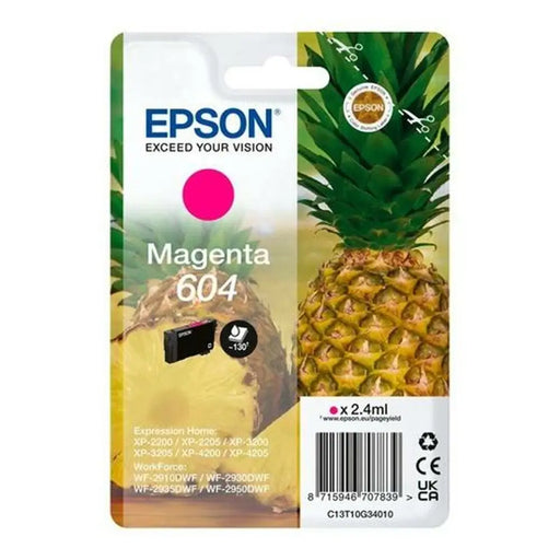 Оригиална касета за мастило Epson XP-2200 WF-2910DWF Черен