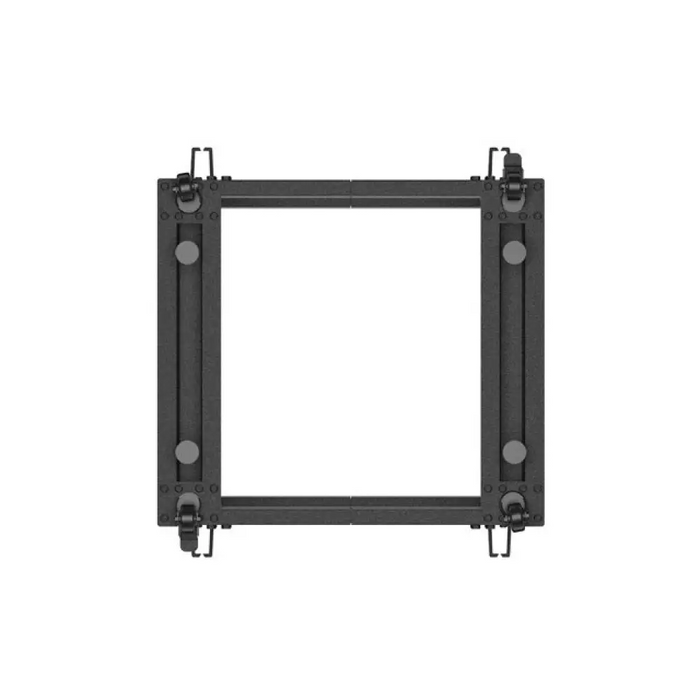 Lanberg отворена стойка 19’’ 9U 600x600-1100 регулируема