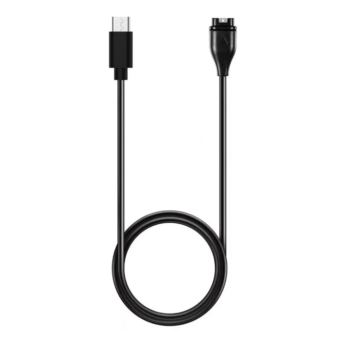 Магнитно зарядно за смарт часовници Garmin с USB-C - черно