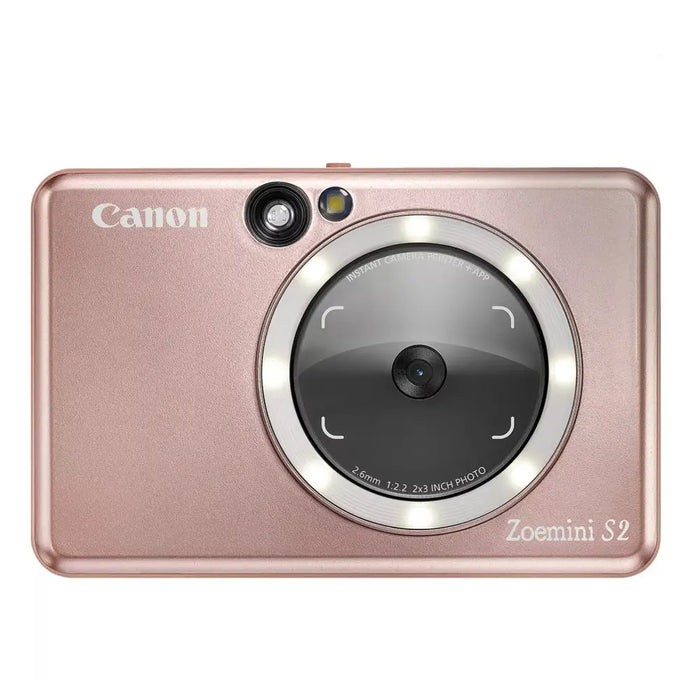 Моментален фотопринтер Canon Zoemini S2 ZV223 розово злато