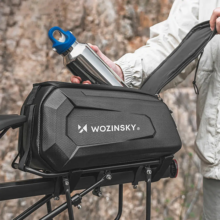 Велосипедна чанта за багажник Wozinsky WSR-01B 9л - Черна