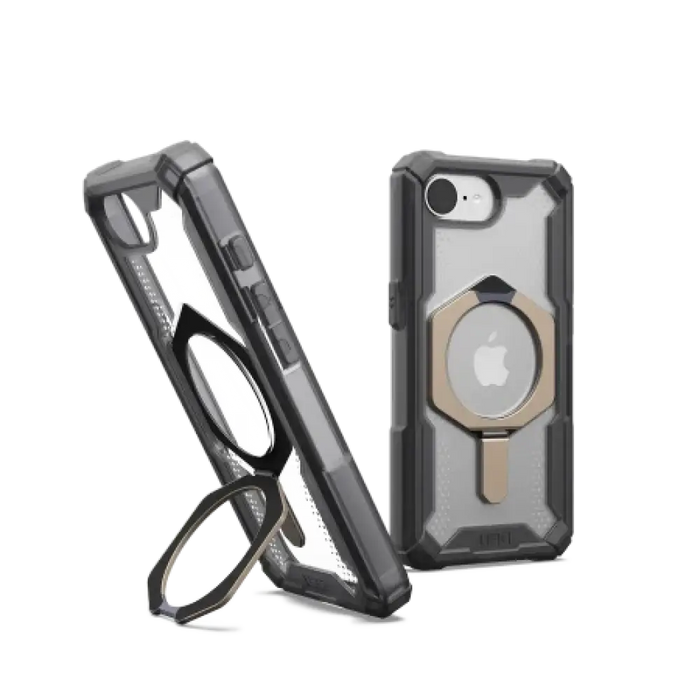 Калъф UAG Plasma XTE MagSafe за iPhone 16e - прозрачен сив