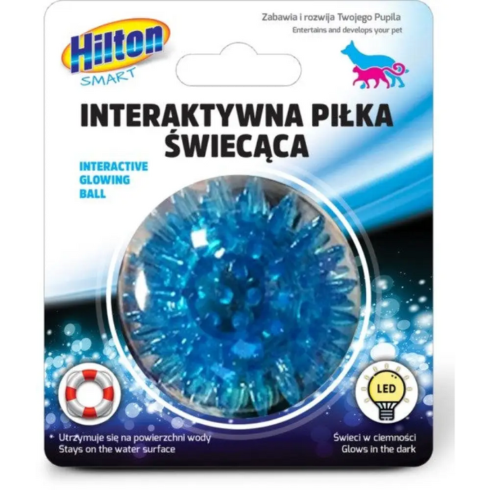 Интерактивна светеща топка HILTON Smart 5см за котка/куче