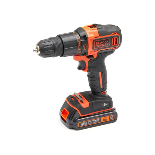 АКУМУЛАТОРНА УДАРНА БОРМАШИНА BLACK&DECKER BDCHD18S32-QW 18