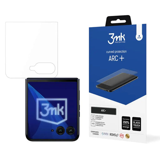 Защитно фолио 3mk ARC + Motorola Razr 50 Ultra (отпред)