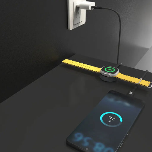 Зарядно устройство Dudao A12MaxC PD60W 2 в 1 за Apple Watch