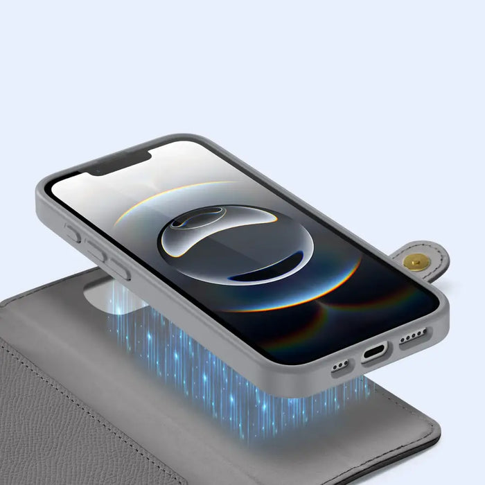 Кожен калъф Dux Ducis Lawa за iPhone 16e със свалящ