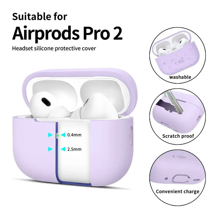 Силиконов калъф Tech-Protect за Apple AirPods Pro 1 / 2