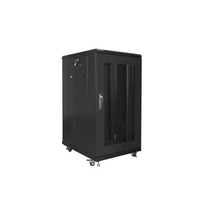 Lanberg стелаж шкаф 19’’ свободно стоящ 22U/600x800 (плосък