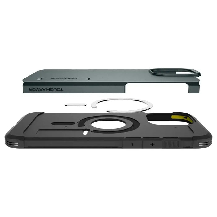 Калъф Spigen Tough Armor MagSafe със стойка за iPhone 16