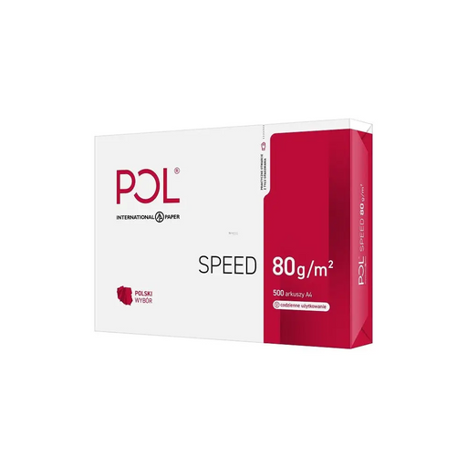 Копирна хартия офис POLSPEED (A4; 80g/m2; 500 листа; хартия