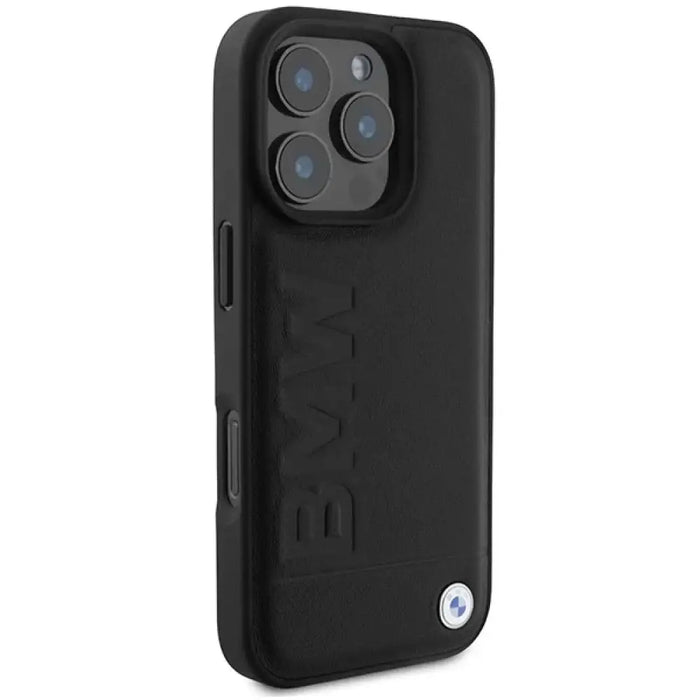 Кожен калъф BMW Hot Stamp MagSafe за iPhone 16 Pro Max
