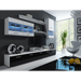Комплект шкафове Cama LOGO II 250/42/190 бяло/бяло + черно