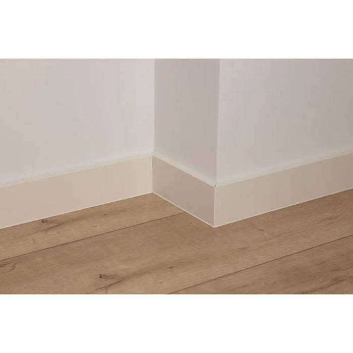 ПОДОВ MDF ПЕРВАЗ С PVC ПОКРИТИЕ DOELLKEN CUBU FLEX 80 БЯЛ