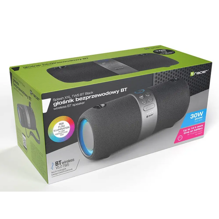 Стерео преносим високоговорител Tracer SPLASH XXL Черен 30 W