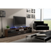Стойка за телевизор Cama EVORA 200 слива/черен гланц
