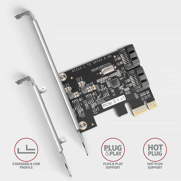 Контролер ESTILLO AXAGON PCES-SJ2 PCI-ex За 2 бр. вътрешни