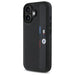 Калъф за iPhone 16 BMW M с перфорирана трицветна линия