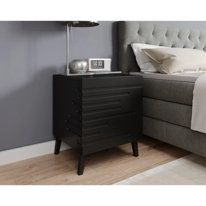 Нощно шкафче Cama NOVA 44x40x52 матово черно