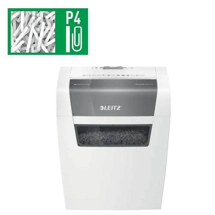 Домашен шредер Leitz IQ P4 6 листа 15 л кофа за боклук