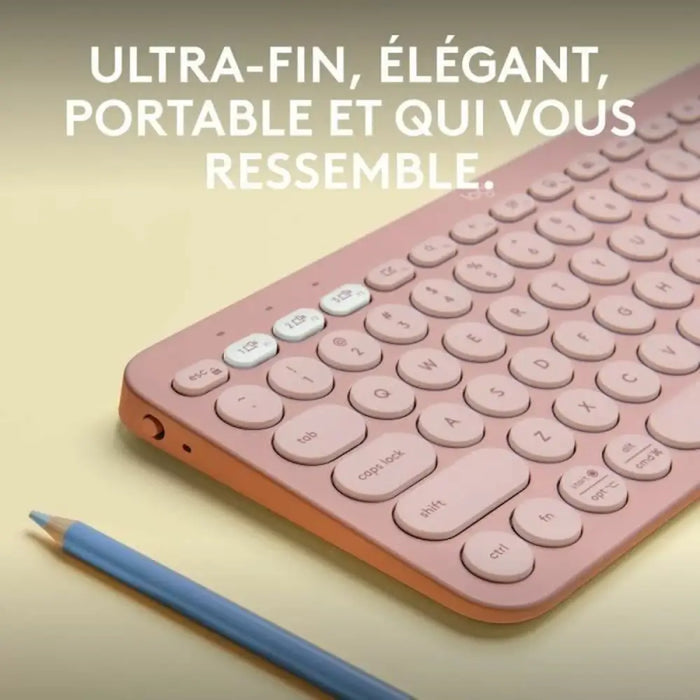 Блуту Клавиатура с Поставка за Таблет Logitech K380 френски