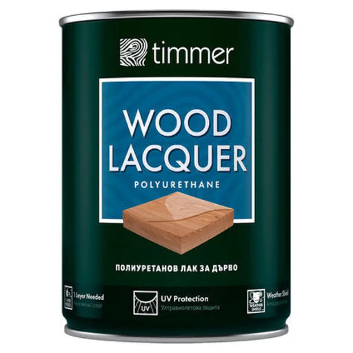ПОЛИУРЕТАНОВ ЛАК ЗА ДЪРВО БЕЗЦВЕТЕН МАТ 750 ML TIMMER