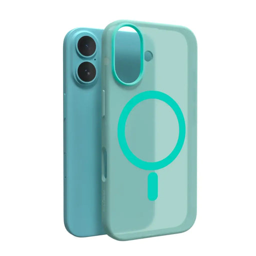 Силиконов кейс Puro Daylight MagSafe за iPhone 16 - зелен