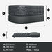 Клавиатура Logitech Ergo K860 Черен Сив Графит Испанска