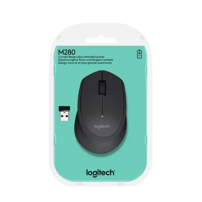 Безжична оптична мишка LOGITECH M280 Черен USB