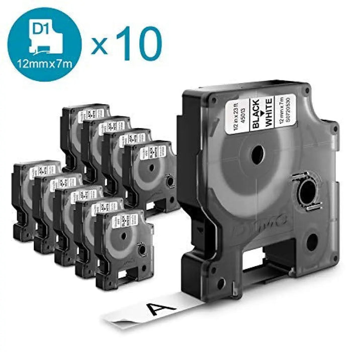 Ламинирана лента за етикетиране Dymo Value Pack Бял