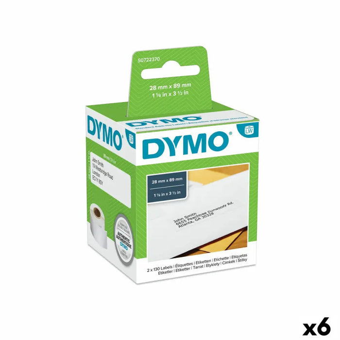 Етикети за принтер Dymo 99010 28 x 89 mm LabelWriter™ Бял