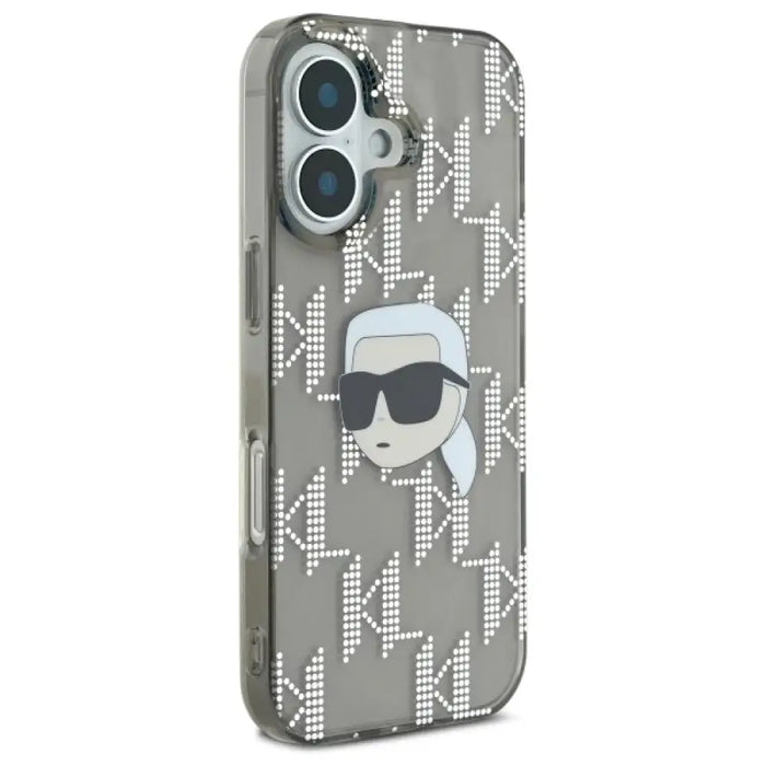 Карл Лагерфелд IML Карл Хед галваничен калъф за iPhone 16