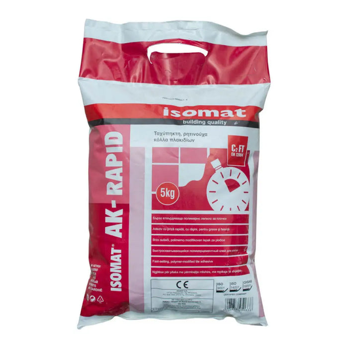 БЪРЗОВТВЪРДЯВАЩО ПОЛИМЕРНО ЛЕПИЛО ЗА ПЛОЧКИ ISOMAT AK-RAPID